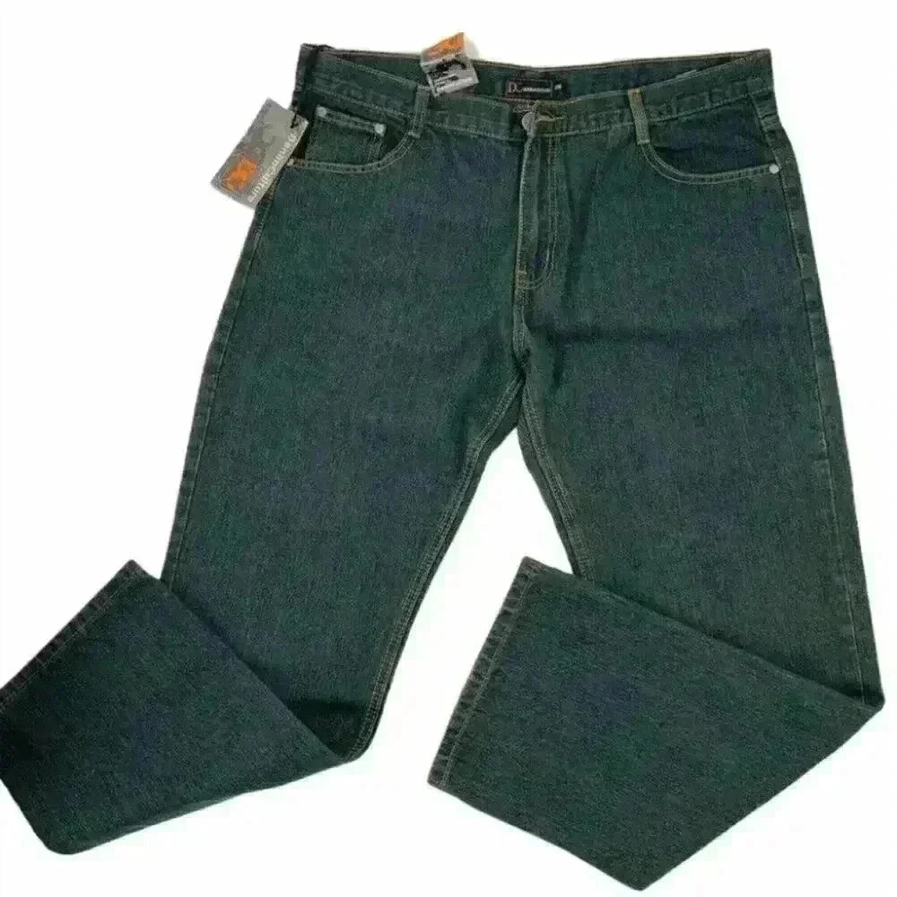 Denim Culture Straight Leg Dark Wash Denim Men Jeans Size 40x30 New